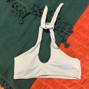 SHEIN Tie up bikini top